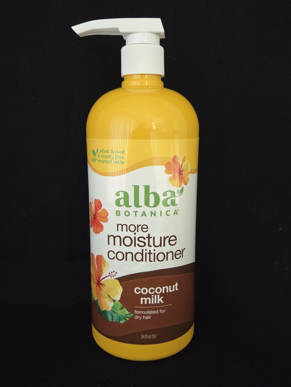 Alba Botanica More Moisture Conditioner Coconut Milk for Dry Hair 34 fl oz
